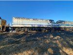 trailing dead in tow on a CSX freight train